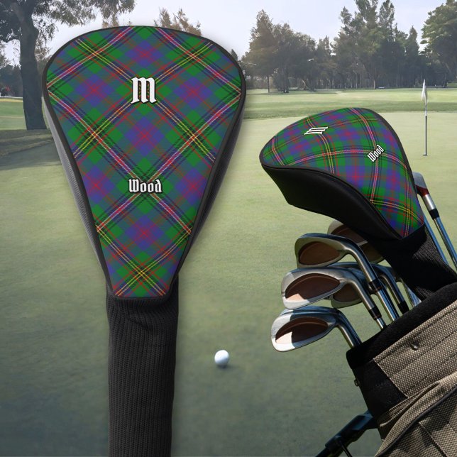 Clan Wood Tartan Golf Head Cover (Creator Uploaded)