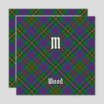 Clan Wood Tartan Invitation