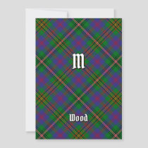 Clan Wood Tartan Invitation
