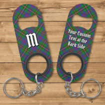 Clan Wood Tartan Keychain Bottle Opener