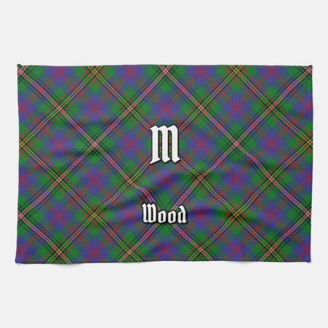 Clan Wood Tartan Kitchen Towel (Horizontal)