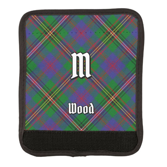 Clan Wood Tartan Luggage Handle Wrap (Front)