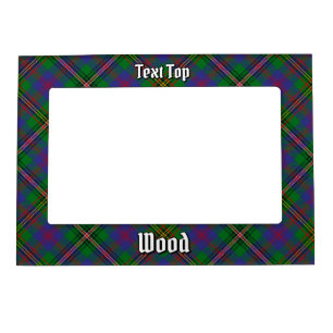 Clan Wood Tartan Magnetic Frame