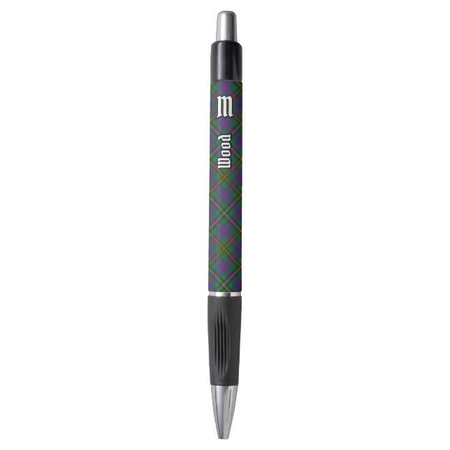 Clan Wood Tartan Pen (Front Vertical)