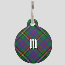 Clan Wood Tartan Pet ID Tag
