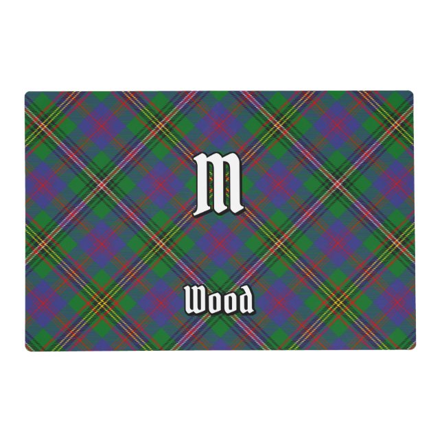 Clan Wood Tartan Placemat (Front)