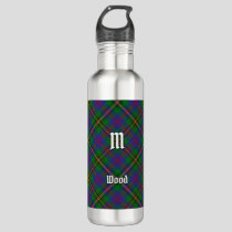 Clan Wood Tartan Stainless Steel Water Bottle