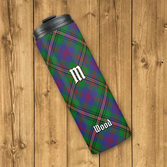 Clan Wood Tartan Thermal Tumbler (Creator Uploaded)