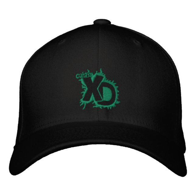 Clan XD Logo Scene Fixed Embroidered Baseball Hat (Front)