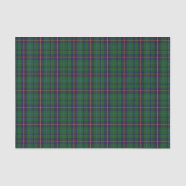 Clan Young Tartan Plaid Tissue Paper (Front)