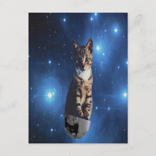 Clancy the Space Cat Postcard