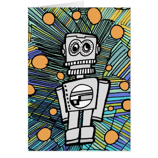 CLANKY M-12 ROBOT CARDS (Front)