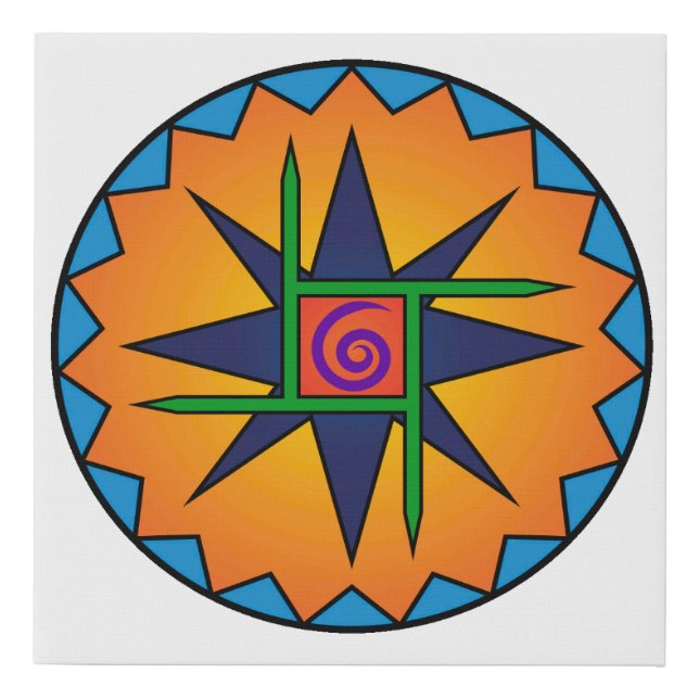 Clann Bhride Emblem 10x10 Canvas Print (Front)