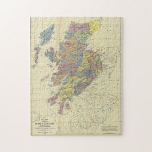 Clans Of Scotland Historical Map Clan Locations Jigsaw Puzzle