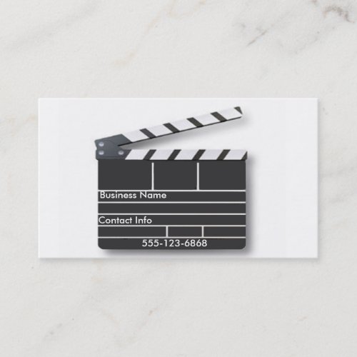 Clap Board _ Business Card