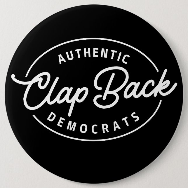 Clapback Democrats Button (Front)