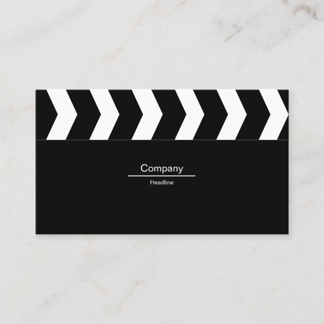 Clapboard Business Card (Front)
