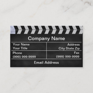 clapboard business card