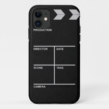 Clapboard Cinema Iphone 11 Case by jeanlucb at Zazzle