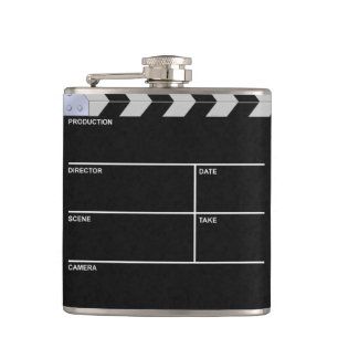 clapboard cinema flask