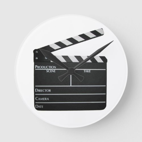 Clapboard Filmmaker Movie Clock