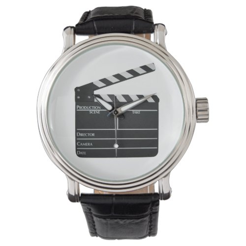 Clapboard filmmaker movie slate film watch