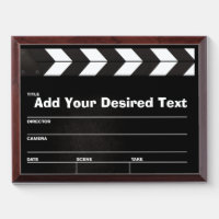 Clapboard Movie Award Plaque