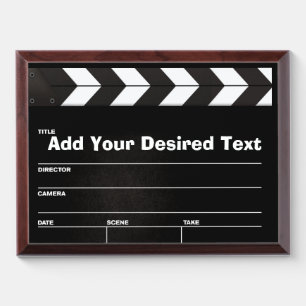 Clapboard Movie Award Plaque