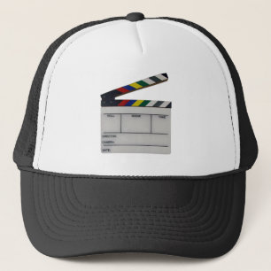 Clapboard movie filmmaker slate trucker hat