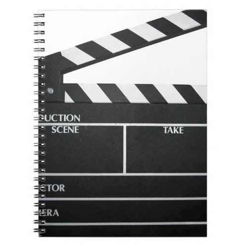 Clapboard movie slate clapper film notebook