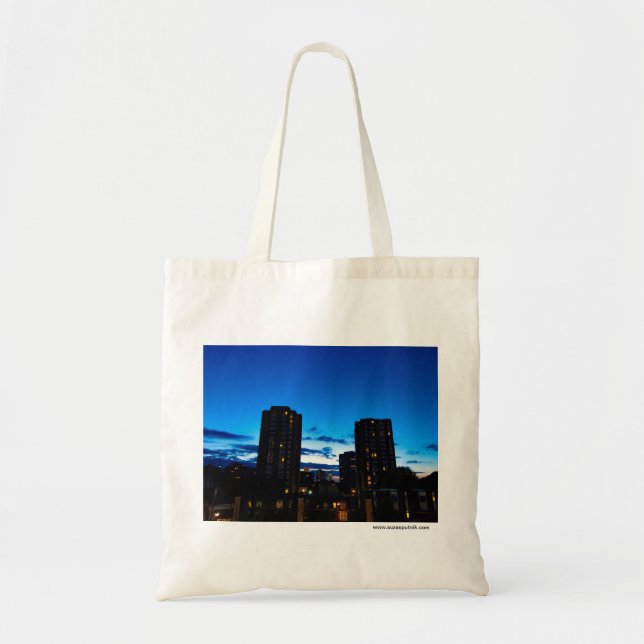 Clapham Junction Tower Blocks, London Tote Bag (Front)