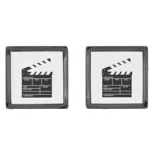 Clapper Board Fun Movie Director Cameraman Cufflinks