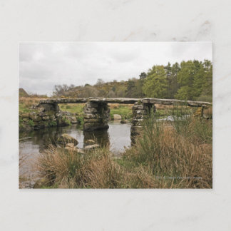 Clapper Bridge In Dartmoor National Park Postcard