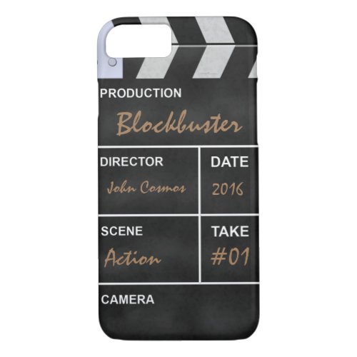 Clapperboard cinema Blockbuster iPhone 87 Case