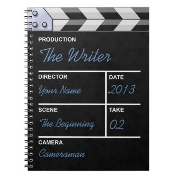 Clapperboard Cinema Notebook by jeanlucb at Zazzle