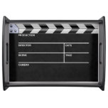 Clapperboard Cinema Serving Tray at Zazzle