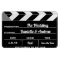 Clapperboard Cinema Wedding Save the Date