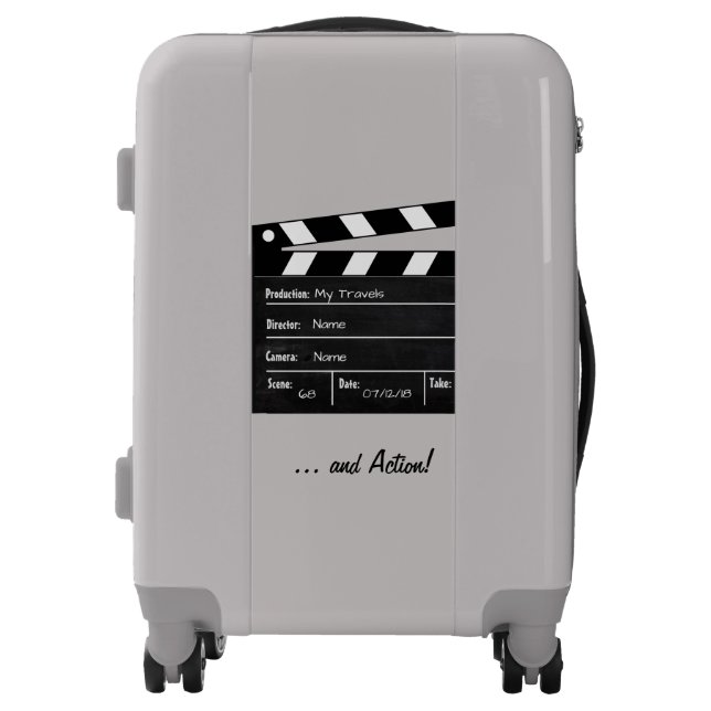 Clapperboard with Your Text! Luggage (Front)