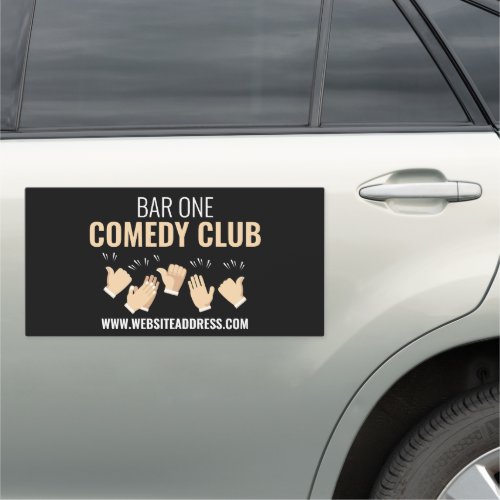 Clapping Hands Comedian Comedy Club Car Magnet