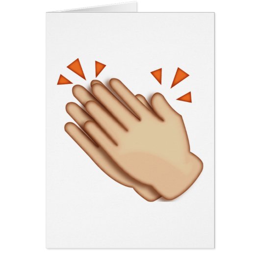 Clapping Hands - Emoji Cards (Front)
