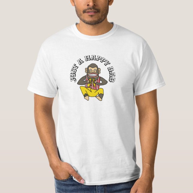 Clapping Vintage Monkey Toy  T-Shirt (Front)