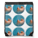 Clapping Walrus Drawstring Bag
