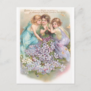 Clapsaddle: Charming Fairies Postcard