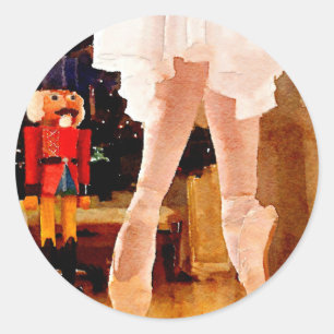Clara and the Nutcracker Classic Round Sticker