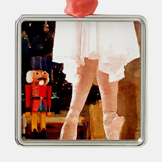 Clara and the Nutcracker Metal Ornament (Front)