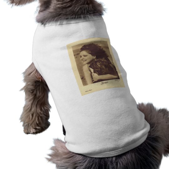 Clara Bow 1931 portrait w/dog doggie shirt