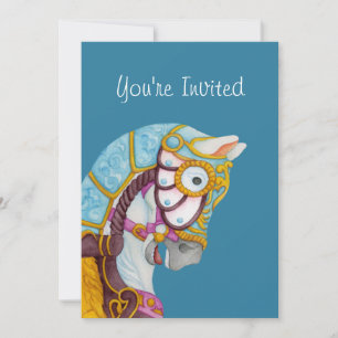 Clara Carousel Horse Invitation