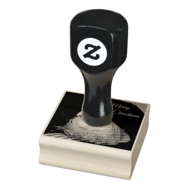 Clara Claus Groundhog Christmas Rubber Stamp (Stamp)