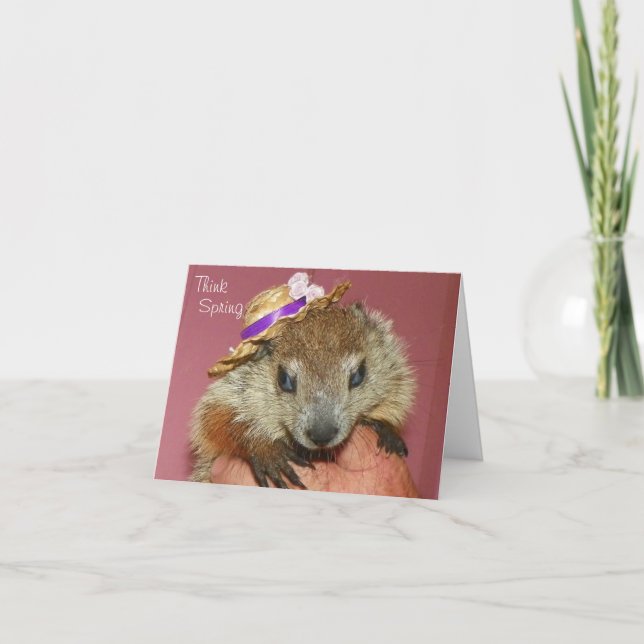 Clara Groundhog Day Card (Front)