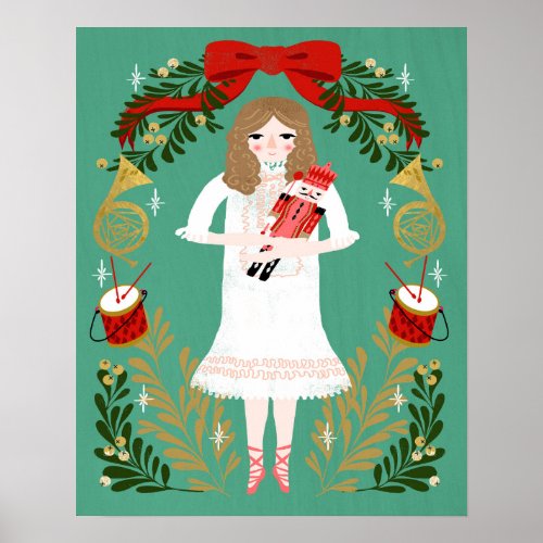 Clara Nutcracker Ballet Poster